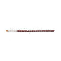 Кисть Roubloff рыжая синтетика/ овальная 6/ ручка фигурная бордовая GC33R-6
