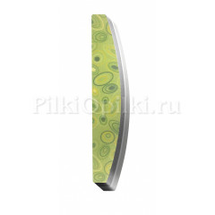 Пилка-баф (полукруглая, рисунок: «Абстракция зеленая», 100/180) №3869 runail