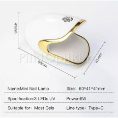 Nail Lamp Q6 мини лампа 6w