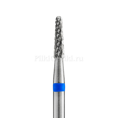 Фрезы твердосплавные Кристалл 31180 Конус синий d2,3мм для коррекции искусственных ногтей