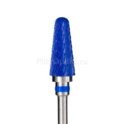 Фреза керамическая Кристалл 31360К (синяя) Конус закругленный синий d6,0мм