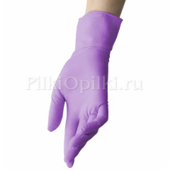 Перчатки нитриловые Nitrile размер S (Сиреневые) 1 пара