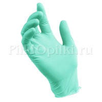 Перчатки нитриловые Nitrile размер XS (зеленые) 1пара
