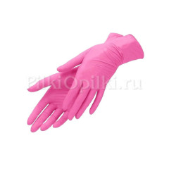 Перчатки нитриловые Nitrile размер S (розовые) 1 пара
