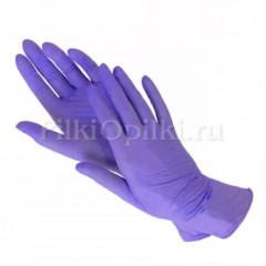 Перчатки нитриловые Nitrile размер S (Фиолетовые) 1 пара