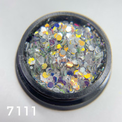 Декор Светлячок (гол.,роз., серебр. микс) 7111