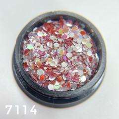 Декор Светлячок (красн., фиолет., оранж., сер. микс) 7114