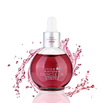 Voice of Kalipso Cuticle Oil-Масло для кутикулы, 15 мл, «личи»
