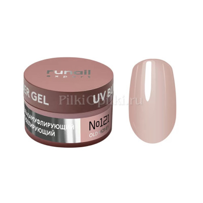 Гель моделирующий UV BUILDER GEL Runail Expert №121, 15г банка