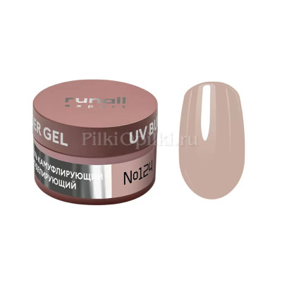 Гель моделирующий UV BUILDER GEL Runail Expert №124, 15г банка