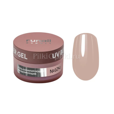 Гель моделирующий UV BUILDER GEL Runail Expert №124, 50г банка